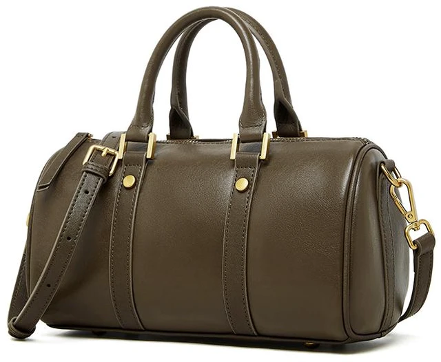 Main image of Genuine Leather Women Crossbody Bag Green