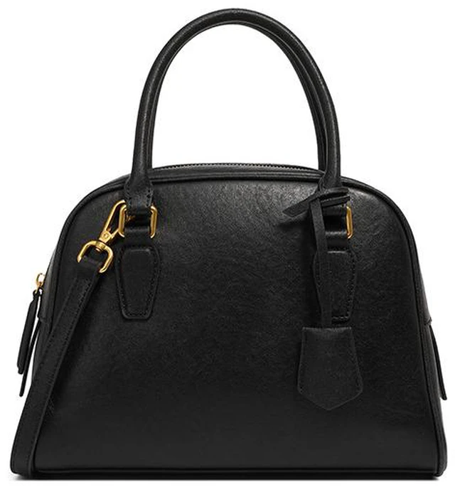Alt view image 2 of 2 - Genuine Leather Women Handbag and Purse Black