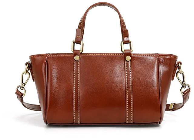 Main image of Genuine Leather Women Purses and Ladies Handbags Brown