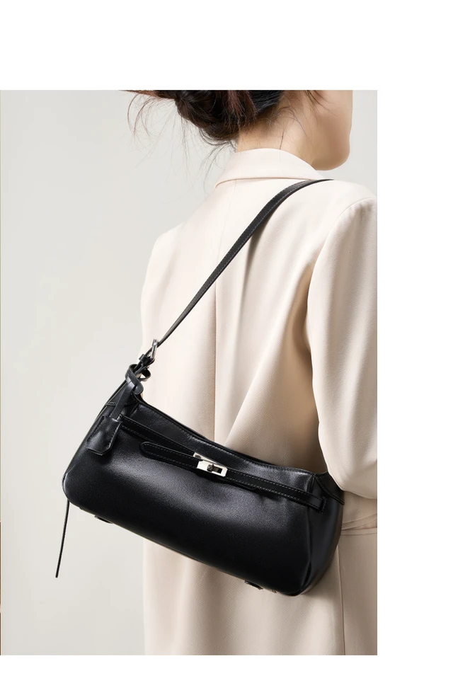 Alt view image 3 of 4 - Genuine Leather Women Tote Bag Soft Handbags