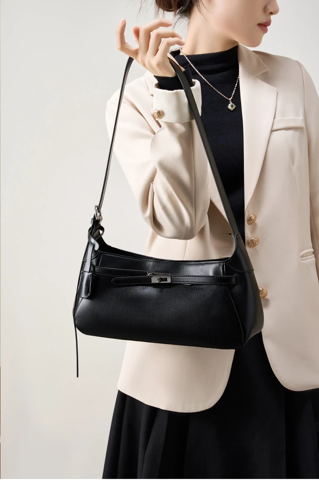 Alt view image 2 of 4 - Genuine Leather Women Tote Bag Soft Handbags