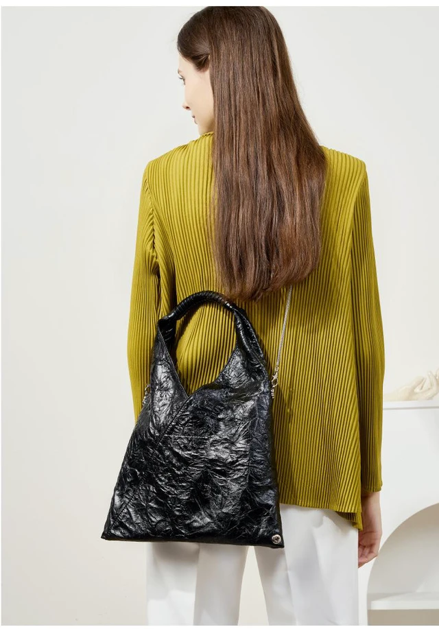 Alt view image 3 of 6 - Genuine Leather Women Handbags Tote Purse Shoulder Bag
