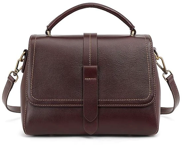 Main image of Women Genuine Leather Tote Bags Purses And Handbags Brown