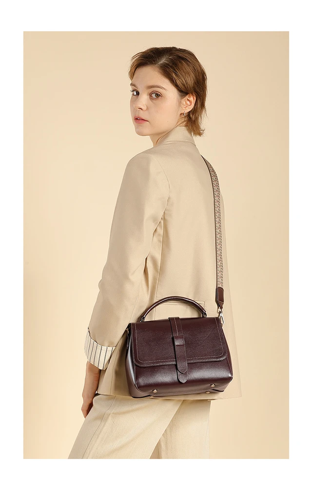 Alt view image 4 of 6 - Women Genuine Leather Tote Bags Purses And Handbags Brown