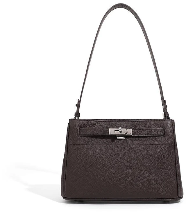 Main image of Women Retro Genuine Leather Handbag Brown