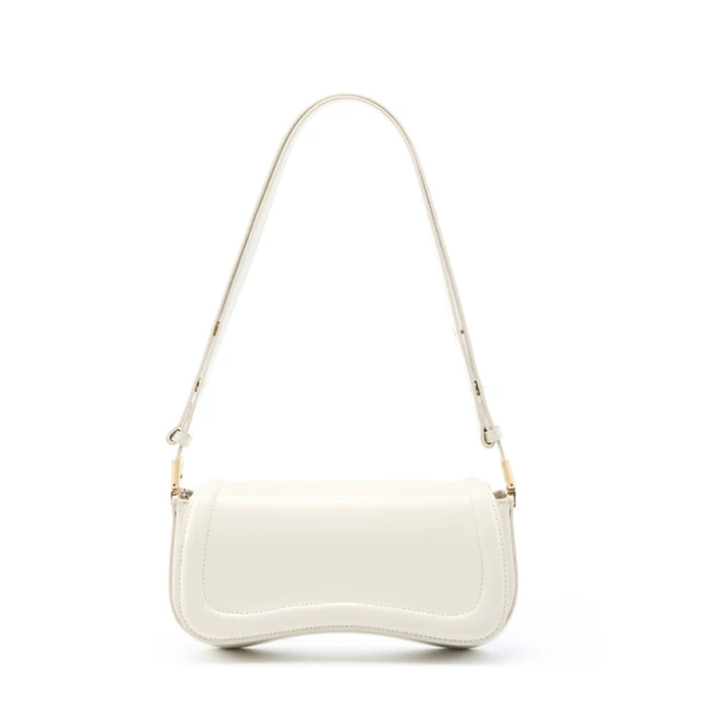 Main image of Genuine Leather Ladies' Crossbody Bag White