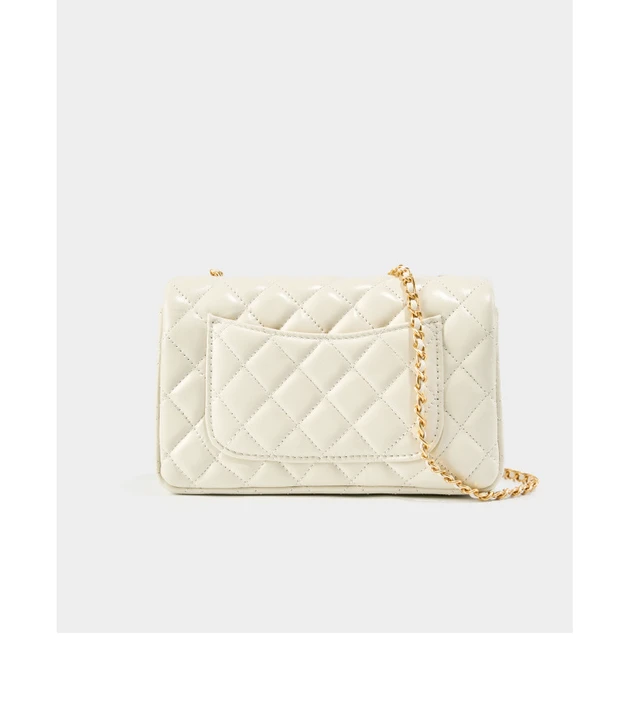 Alt view image 3 of 3 - Genuine Leather Women Small Crossbody Bags Hobo Purses White