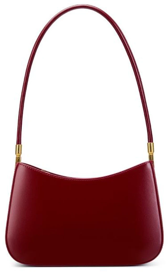 Main image of Genuine Leather Women's Tote Bag Red