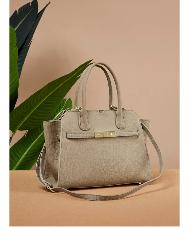 Alt view image 2 of 3 - Genuine Leather Women Shoulder Handbag Ladies Crossbody Purse