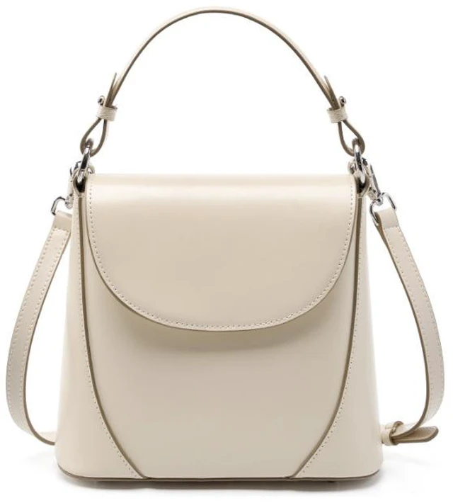 Main image of Genuine Leather Women Crossbody Bag Mini Bag White