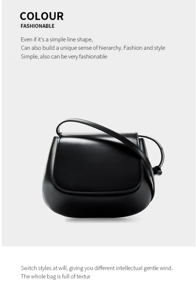 Alt view image 3 of 3 - Women Genuine Leather Tote Bag Black