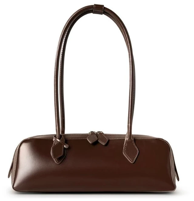Main image of Women Genuine Leather Crossbody Bags Women's Tote Shoulder Bag Brown