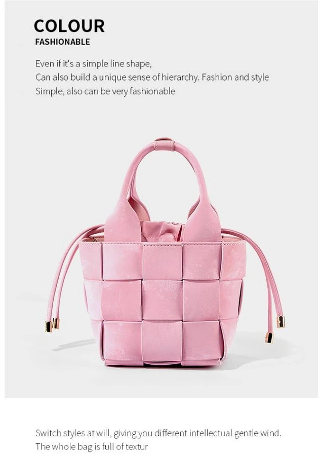 Alt view image 2 of 4 - Genuine Leather Women Shoulder Bag Vintage Crossbody Purse Handbag Pink
