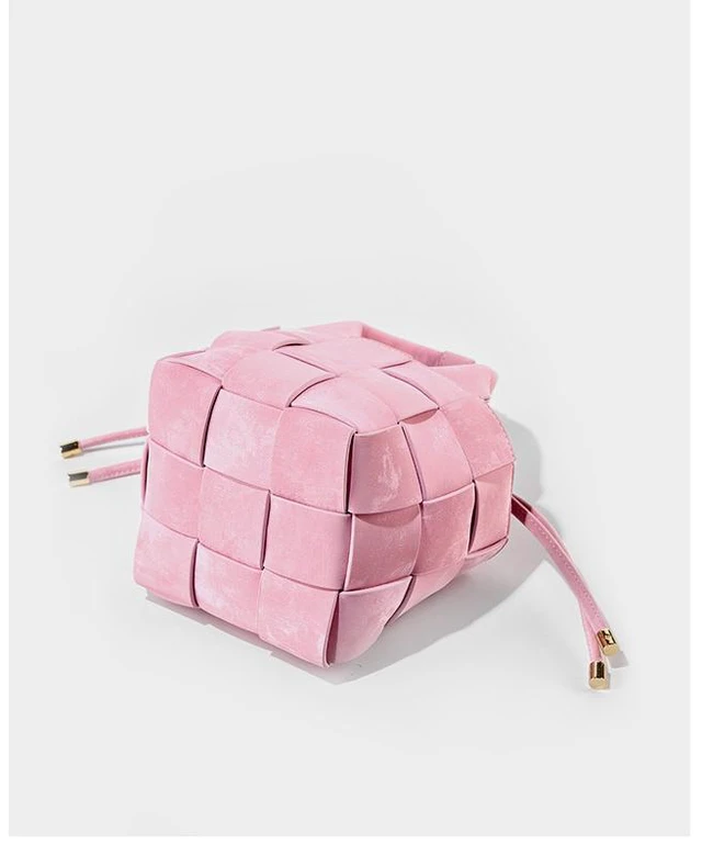 Alt view image 3 of 4 - Genuine Leather Women Shoulder Bag Vintage Crossbody Purse Handbag Pink
