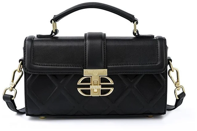 Main image of Women's Genuine Leather Tote Bag Purse Handbags Wallet Black