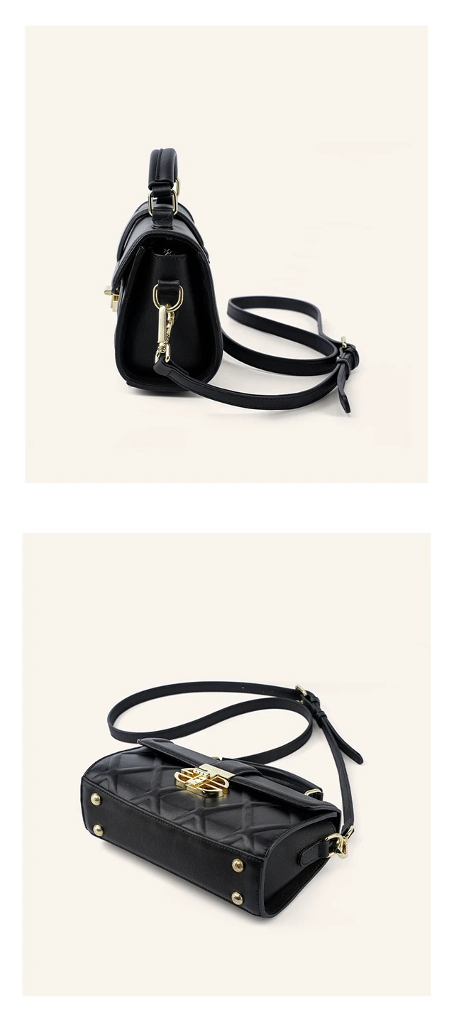 Alt view image 4 of 4 - Women's Genuine Leather Tote Bag Purse Handbags Wallet Black