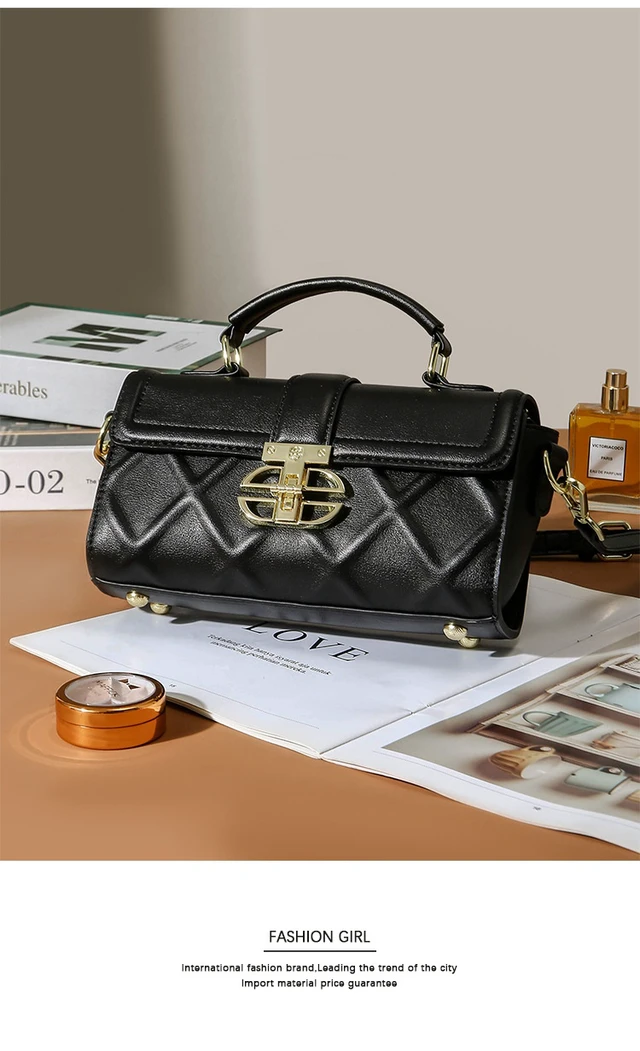 Alt view image 3 of 4 - Women's Genuine Leather Tote Bag Purse Handbags Wallet Black