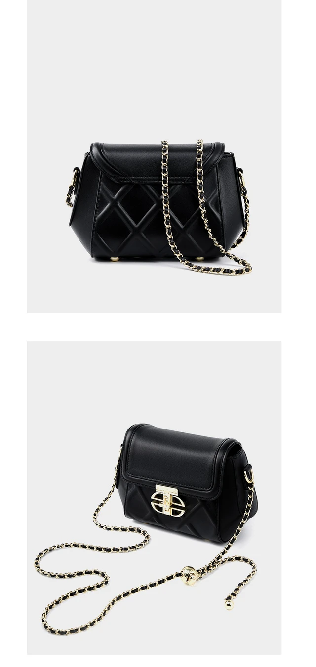 Alt view image 6 of 6 - Genuine Leather Women Shoulder Handbag Tote Fashion Hobo Purses Handbag Black
