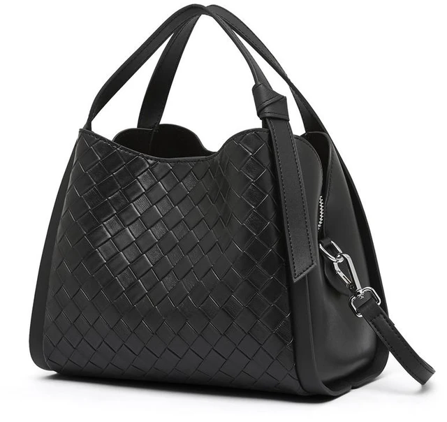 Main image of Female Cowhide Casual Crossbody Bag Black