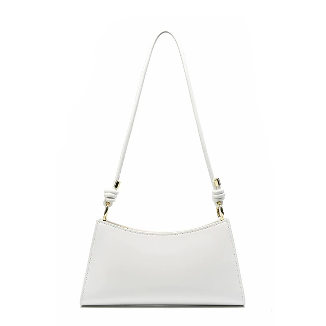 Main image of Women Genuine Leather Tote Handbags Crossbody Bags White