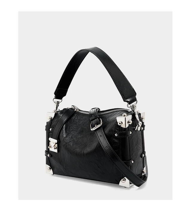 Alt view image 3 of 4 - Women Genuine Leather Shoulder Purses and Handbags Ladies Roomy Tote Bags Black