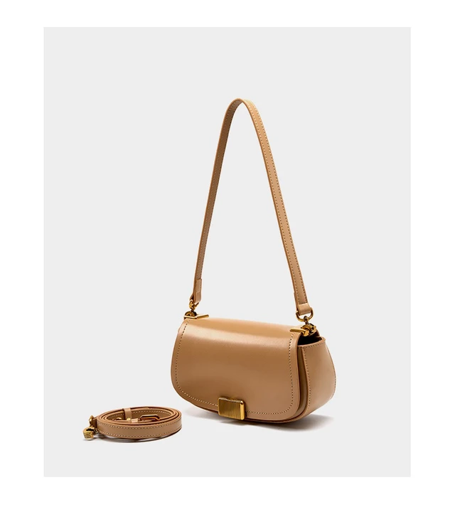 Alt view image 2 of 4 - Women's Small Crossbody Bags Lady Cow Leather Shoulder Handbag Brown