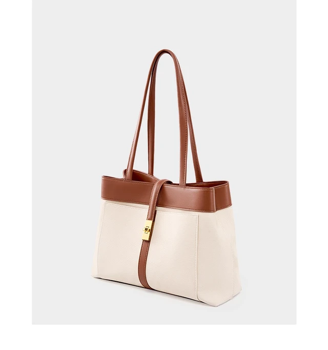 Alt view image 3 of 4 - Genuine Leather Women Tote Bags Brown