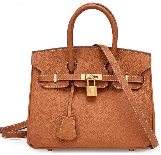 Main image of Women Genuine Leather Shoulder Bags Brown