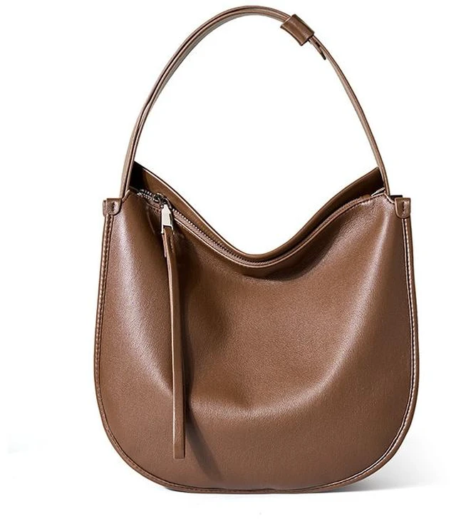 Main image of Genuine Leather Satchel Handbag for Women Vintage Handmade Shoulder Bag Bronze