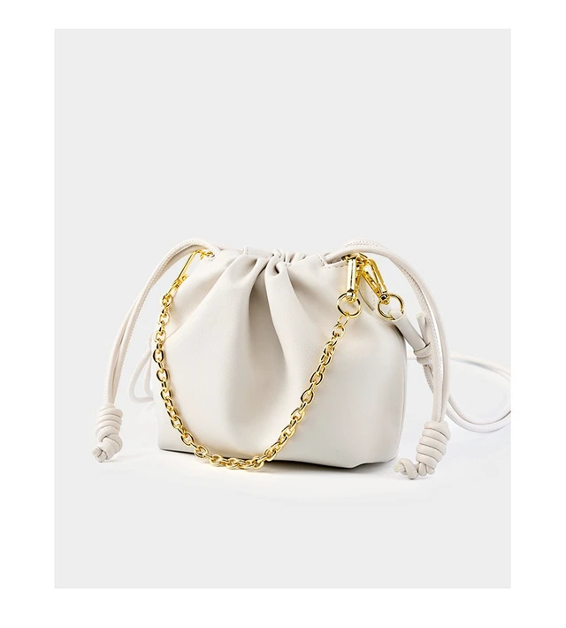 Alt view image 3 of 4 - Women's Small Classy Crossbody Purse Top Handle Handbags White