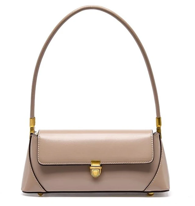 Main image of Genuine Leather Women Tote Bag Handbags Pink