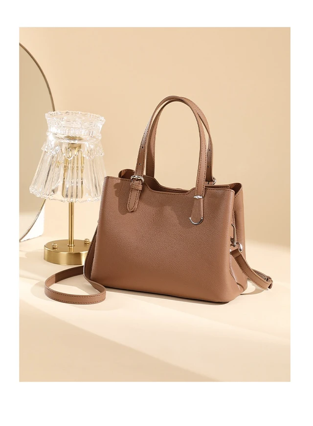 Alt view image 2 of 4 - Genuine Leather Women Shoulder Crossbody Bag Brown