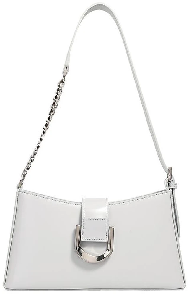 Main image of Genuine Leather Women Tote Bag Shoulder Bag Grey
