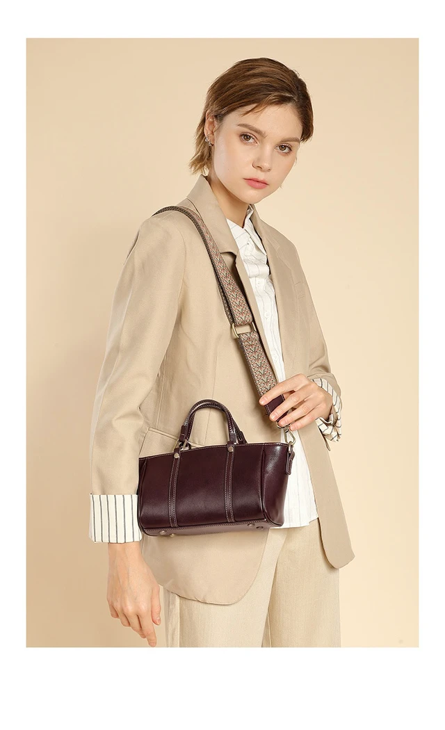 Alt view image 2 of 5 - Genuine Leather Women Purses and Ladies Handbags Wine