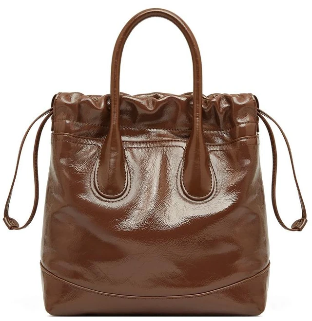 Main image of Song Cowhide Vintage Women Handbag Brown