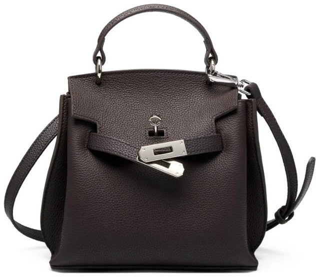 Main image of Genuine Leather Shoulder Crossbody Bag Lindy Small Bag Brown