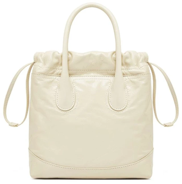 Main image of Song Cowhide Vintage Women Handbag White