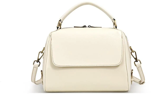 Main image of Genuine Leather Purses and Handbags for Women White