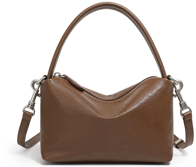 Main image of Women's Genuine Leather Tote Bag Purse Handbags Brown