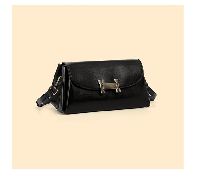Alt view image 2 of 2 - Women's Genuine Leather Tote Shoulder Handbag Black