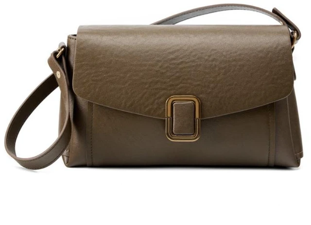 Main image of Genuine Leather Women Tote Bag Green