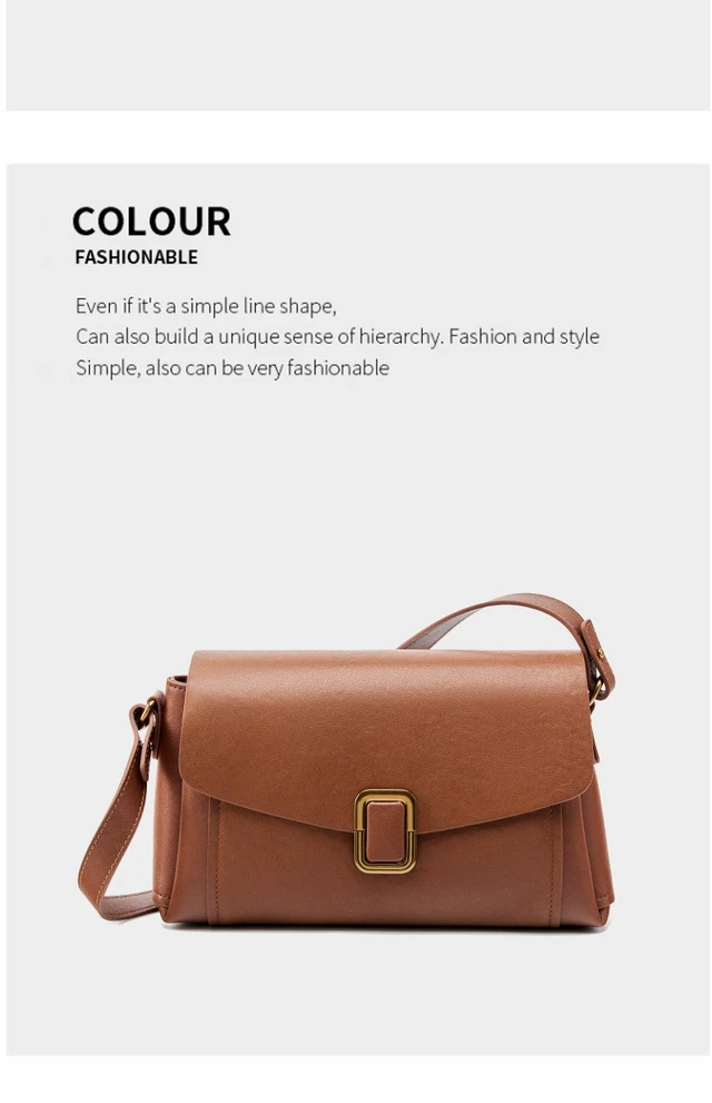 Alt view image 2 of 2 - Genuine Leather Women Tote Bag Brown