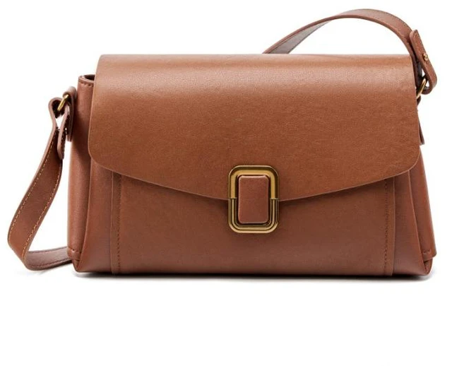Main image of Genuine Leather Women Tote Bag Brown