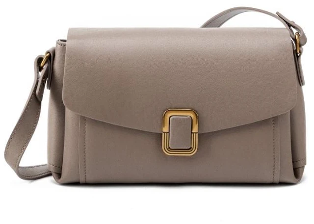 Main image of Genuine Leather Women Tote Bag Grey