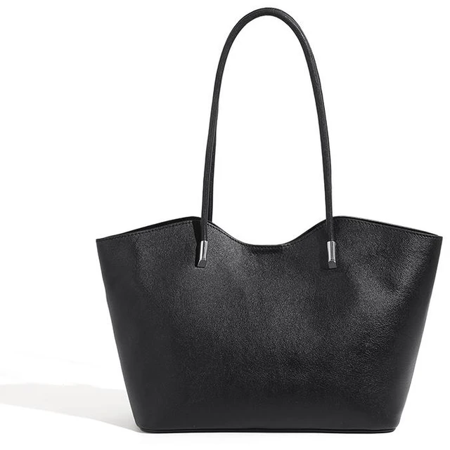 Main image of Genuine Leather Women Handbag Crossbody Bag Black