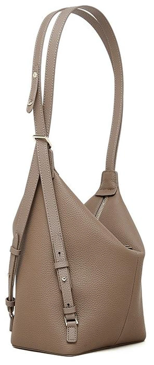 Main image of Genuine Leather Women Purses and Handbags Grey