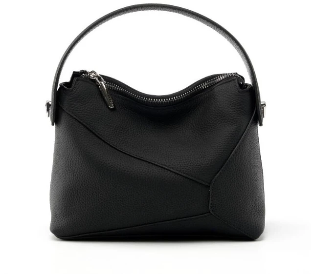 Main image of Genuine Leather Women Purses and Handbags Black