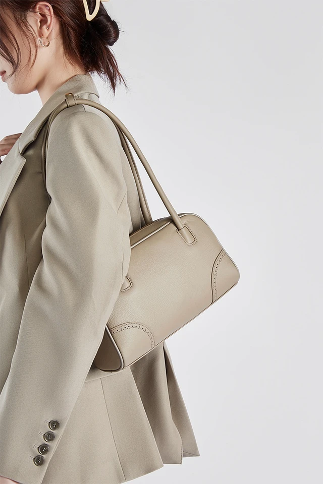 Alt view image 2 of 3 - Genuine Leather Women Shoulder Handbag Ladies Crossbody Purse
