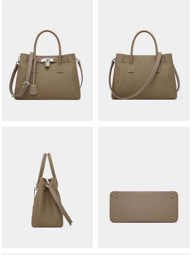 Alt view image 4 of 4 - Women's Woven Shoulder Crossbody Bag Handbag Grey