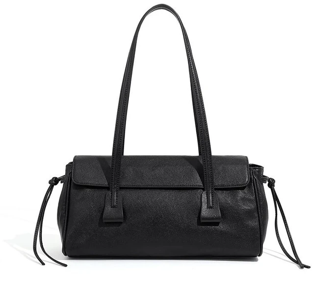 Main image of Genuine Leather Women Purses and Handbags Crossbody Bags Black